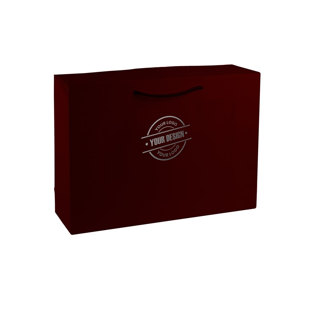 Bag-box red colour with hotprinting