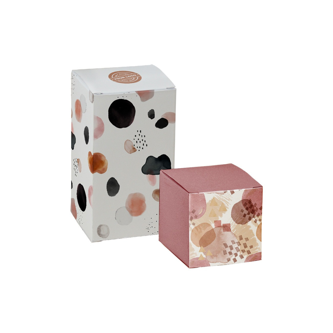 Folded boxes with digital printing